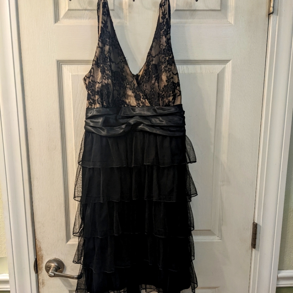 Black lace Cocktail Dress for party or wedding